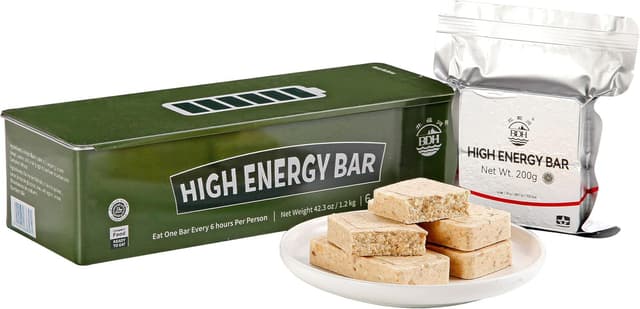 Detalle de BDH barre alimentari di emergenza 20 anni, 250 g/bar 🍫