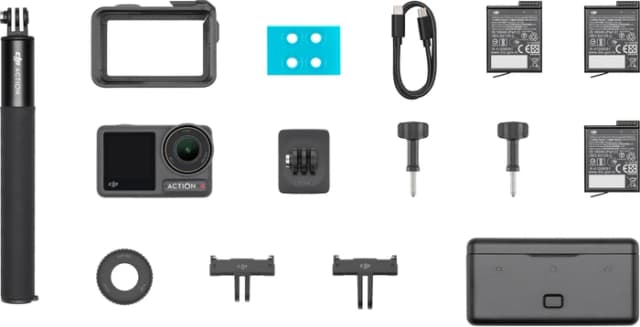 Thumbnail 6 de DJI Osmo Action 4 Adventure Combo – Action-Cam-Set für 4K, Selfie-Stick und lange Laufzeit