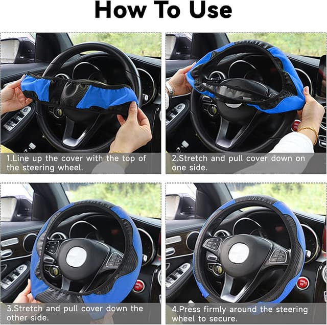 Thumbnail 5 de Breathable Steering Wheel Cover 14.5–15in