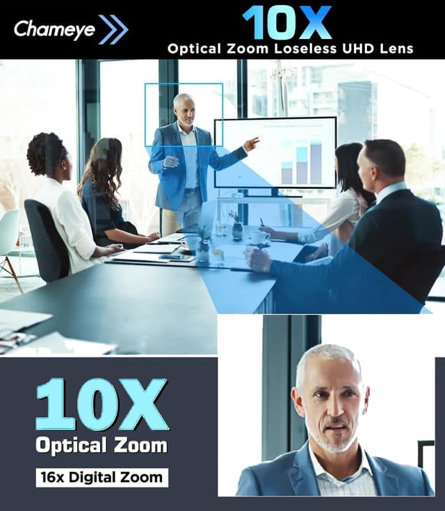 Detalle de Chameye C410 set PTZ 4K per Zoom 10x