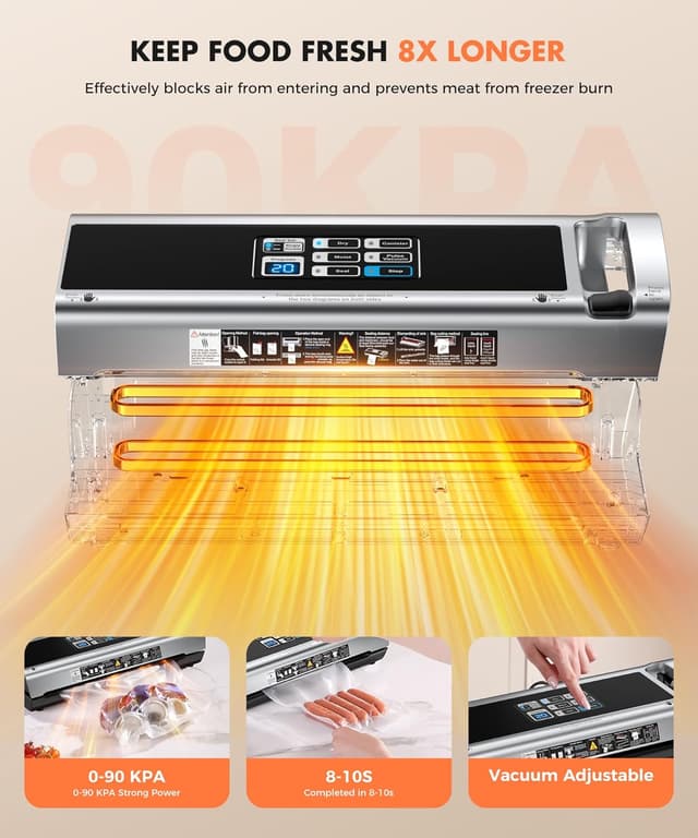 Thumbnail 1 de 90KPa Portable Vacuum Sealer Machine