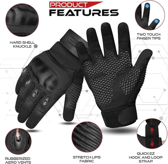 Thumbnail 1 de WESTWOOD FOX WFX motorcycle gloves for touchscreen use
