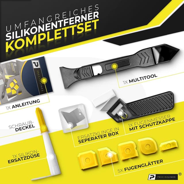 Thumbnail 1 de PRECISE LINES Silikonentferner Set 11-teilig