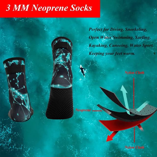 Thumbnail 3 de YDQUANI 3mm Neoprene Wetsuit Socks