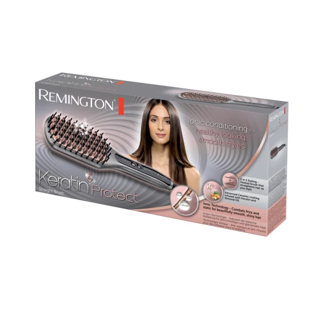 Detalle 2 de Remington Keratin Protect, cepillo alisador iónico