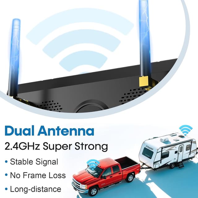 Detalle de Y31 7-Inch Wireless Backup Camera HD 1080P