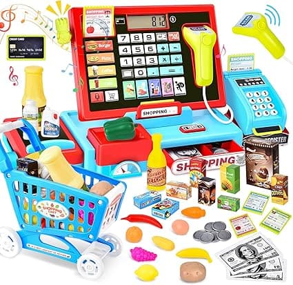 Imagen de Joellfuner Caja Registradora Juguete con Escáner 🧾 en OfertitasTOP