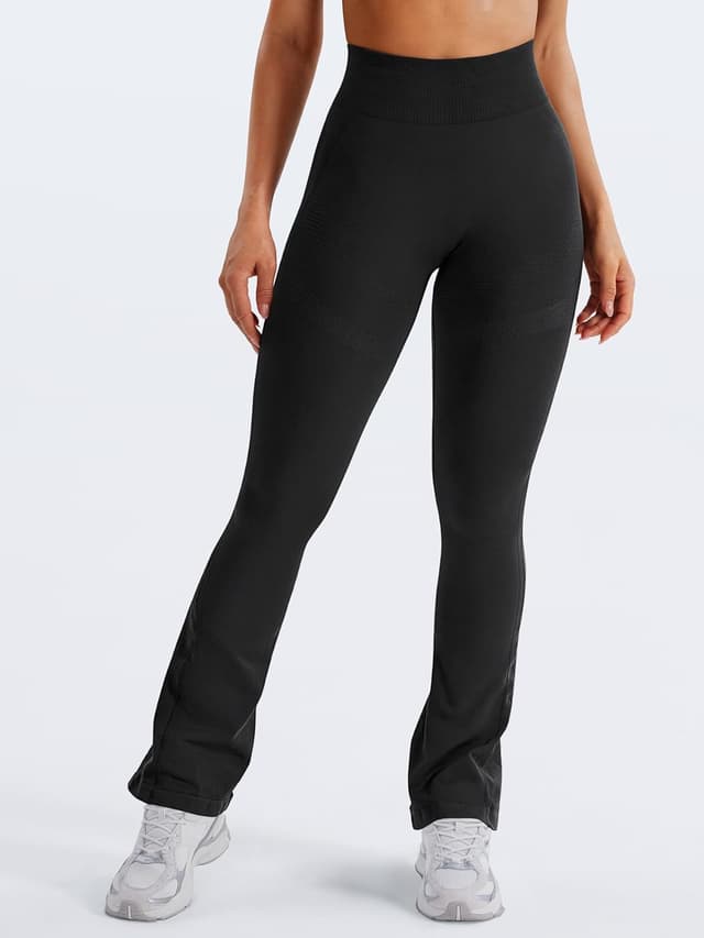 Detalle 2 de YEOREO Women's Mini Flare Butt-Lifting Leggings
