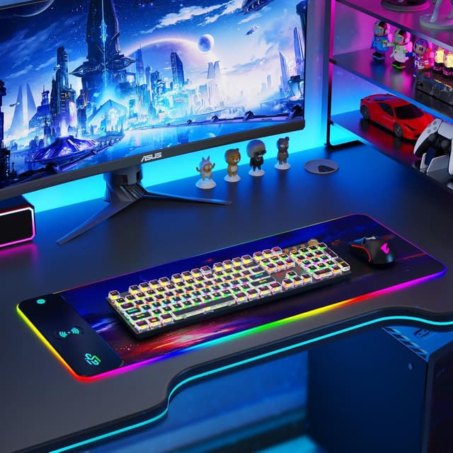 Thumbnail 6 de GIM Wireless Charging RGB Mouse Pad