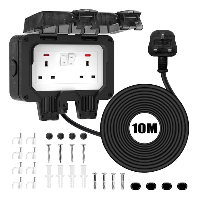 Detalle de Outdoor socket extension lead 10m