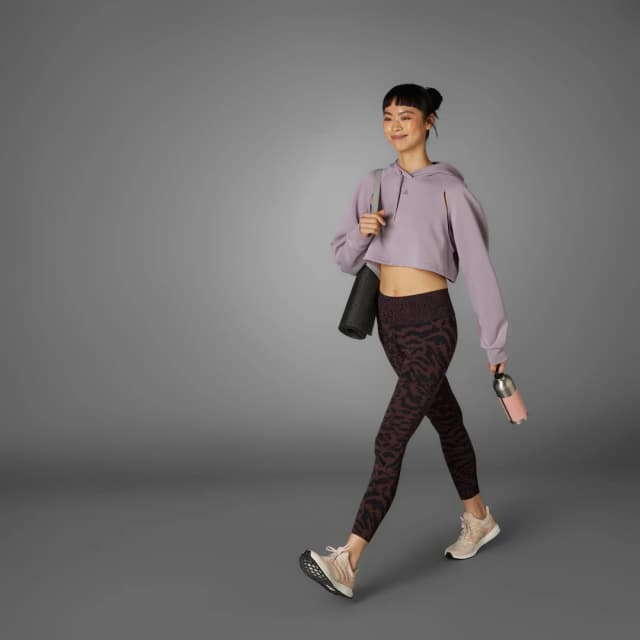 Detalle 2 de Mallas 7/8 All Me Allover Print adidas en negro