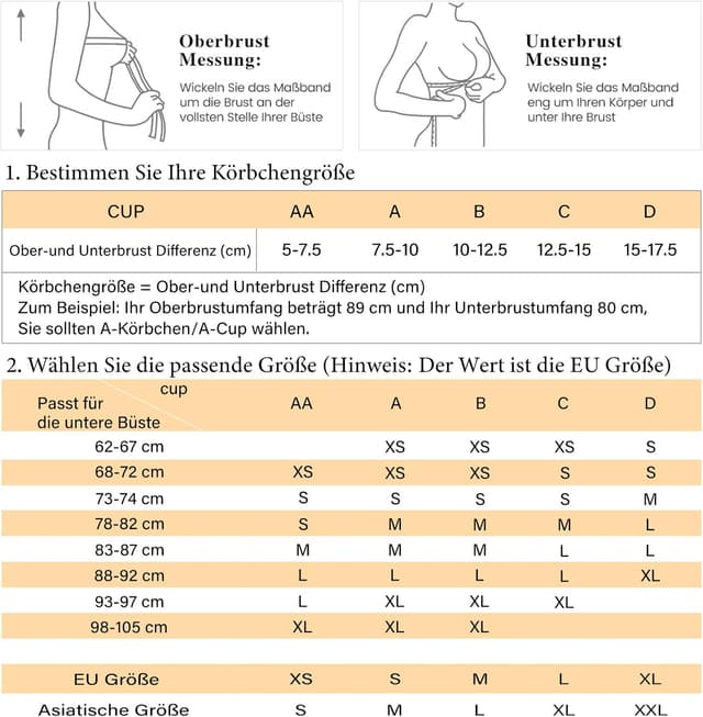 Detalle 2 de Vertvie 2er/3er Pack Yoga-Sport-BH ohne Bügel mit herausnehmbaren Polstern