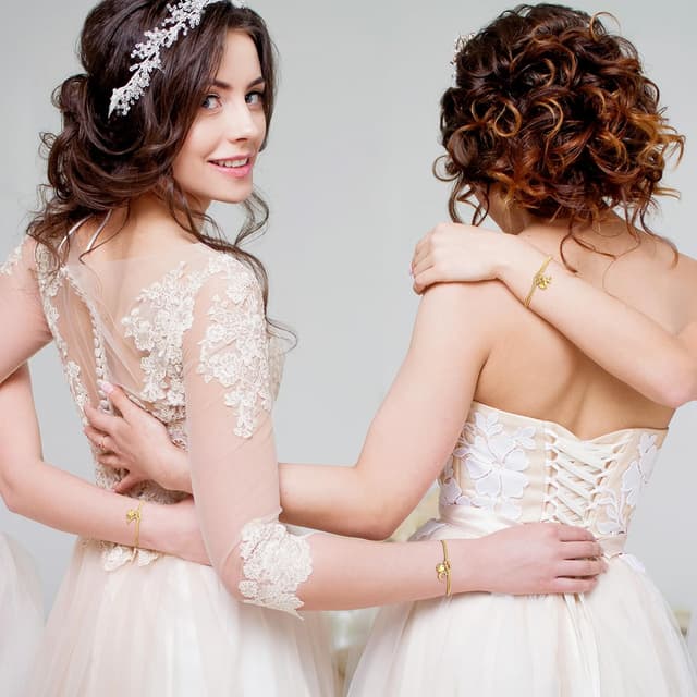 Thumbnail 6 de TINGN Knoten-Armband Gold Damen & Mädchen – 18K vergoldetes Buchstabenarmband mit Herz-Anhänger