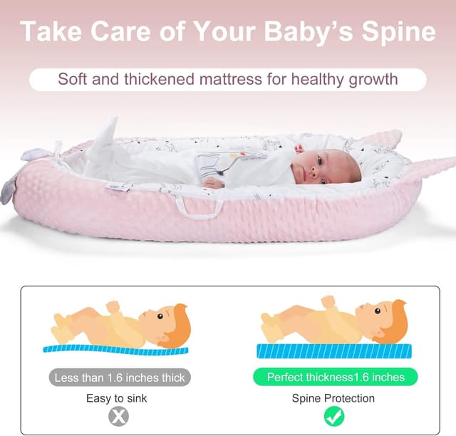 Thumbnail 4 de YGJT Baby Nest Pod for Baby 0-12 months Breathable Cotton Cover