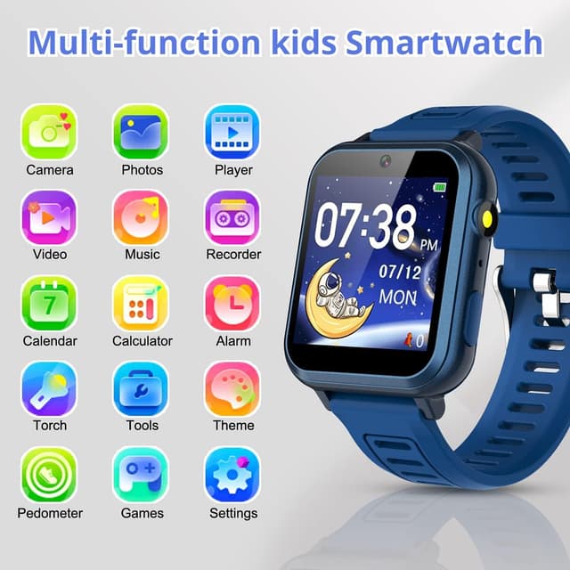 Detalle 2 de Kids Smart Watch Tixpc 39 Puzzle Games