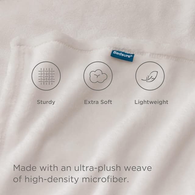 Detalle de Bedsure Fleece Blanket 270x230 cm King