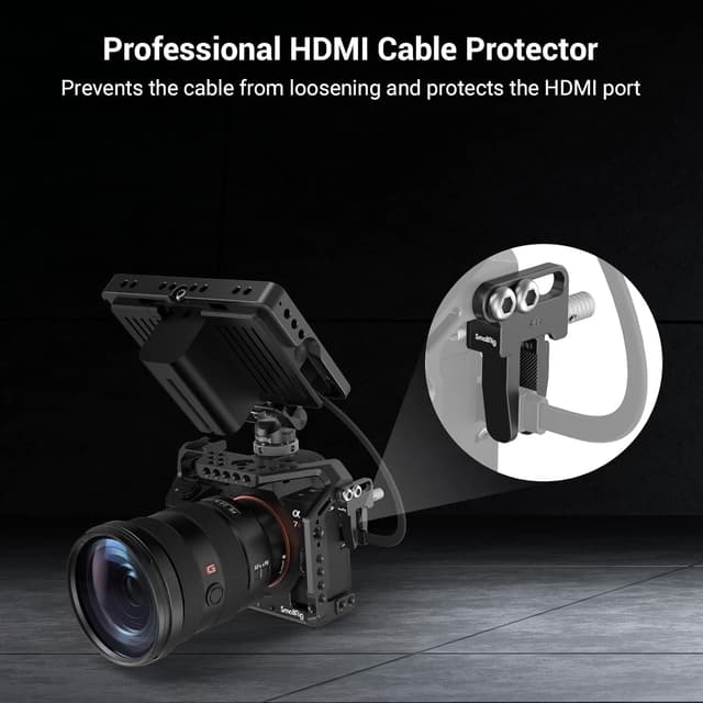 Detalle de SMALLRIG HDMI Kabelklemme für Select Camera Cage 3637