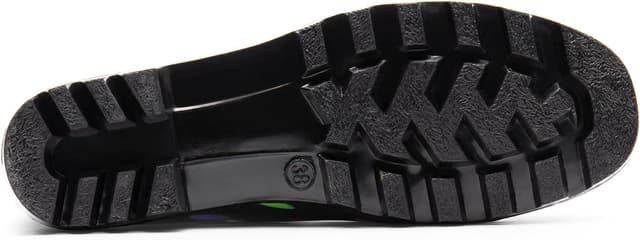 Detalle de Dream Pairs stivali da pioggia impermeabili in gomma da donna con design a pois