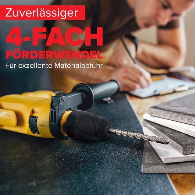 Thumbnail 4 de Betonbohrer SDS Plus Set 11 teilig 5–12 mm