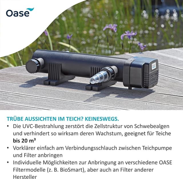Detalle 2 de OASE Vitronic 56837 UVC Vorklärgerät 18 W