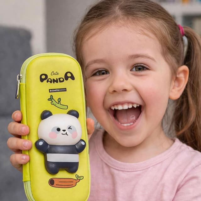 Thumbnail 3 de Cartomania Portapenne verde panda