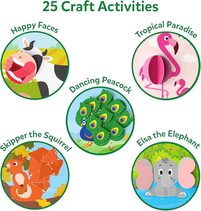 Detalle 2 de Skillmatics SNIP, SNIP! Scissor Skills Activity Book with Child-Safe Scissors & Felt Craft Kit (Ages 3–7)