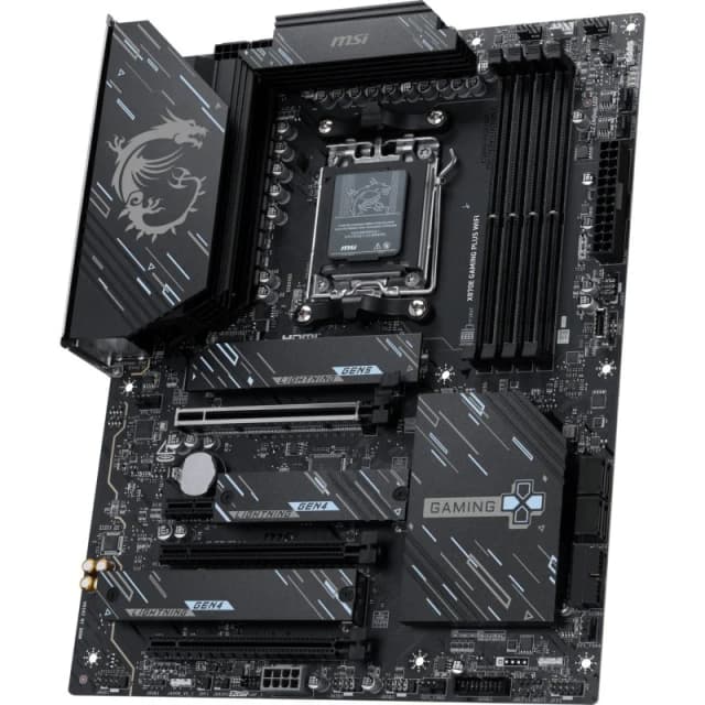 Detalle de MSI X870E GAMING PLUS Wi‑Fi placa base