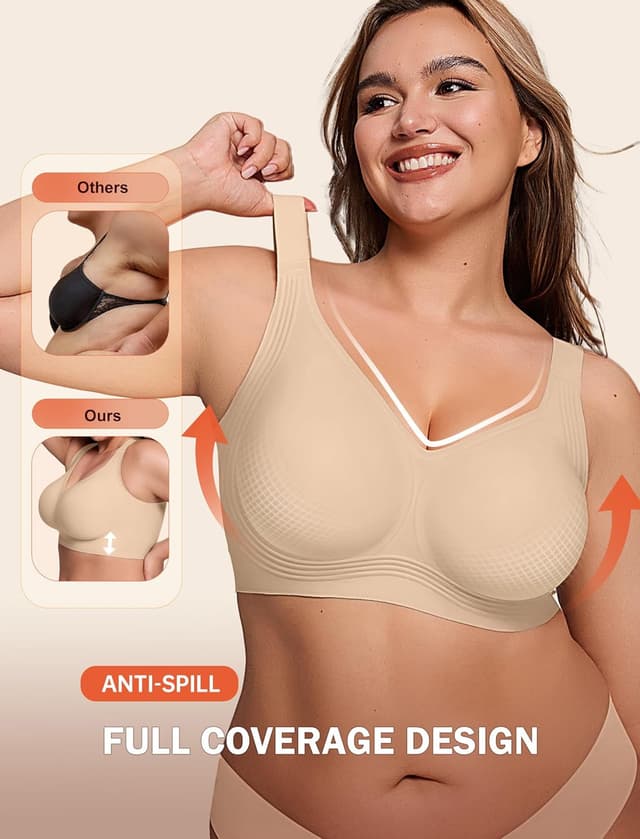 Detalle de LetsJoli wireless bra S-5XL