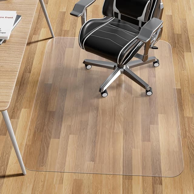 Detalle de WASJOYE Office Chair Mat 90x120cm PVC