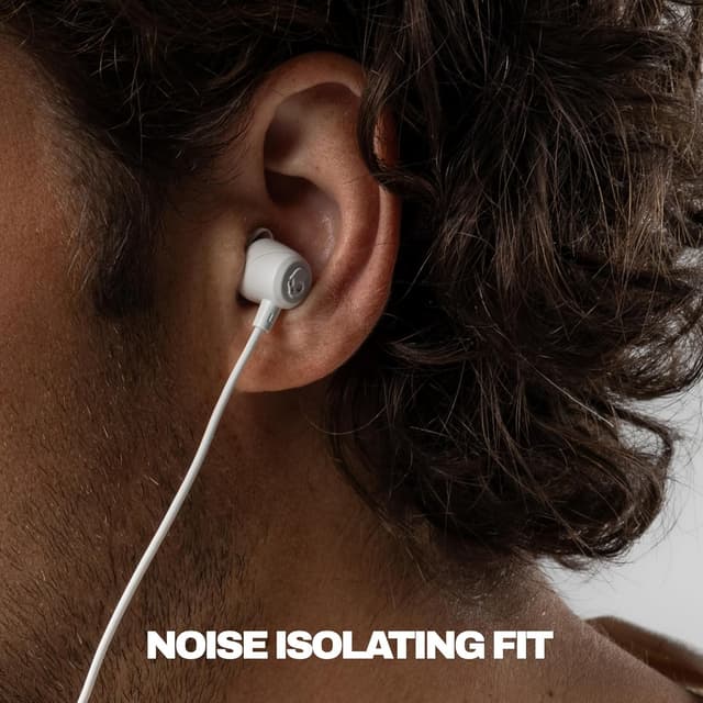 Detalle de Skullcandy Jib USB-C wired earbuds with noise isolating fit (Bone)