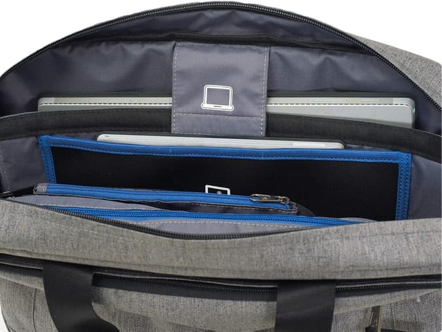 Detalle de Invicta Bolsa de Oficina Marrón con Soporte para Portátil 15.6"