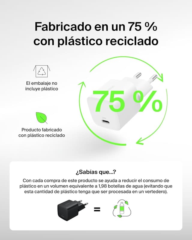 Thumbnail 6 de Belkin Cargador USB-C 25W PD PPS