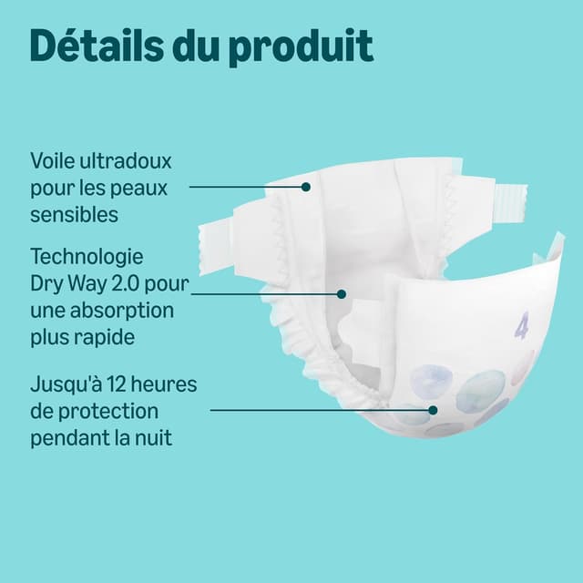 Thumbnail 2 de By Amazon Couches Ultra Absorbantes Taille 4 168