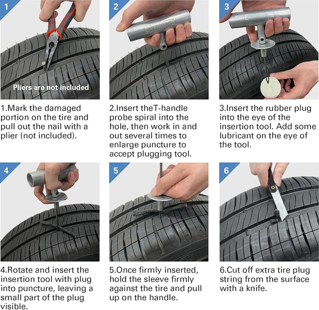 Thumbnail 4 de CKAuto Universal Tire Repair Kit 36 Pc
