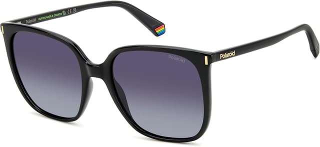 Detalle de Lunettes de soleil Polaroid unisexes PLD 6218/S en black