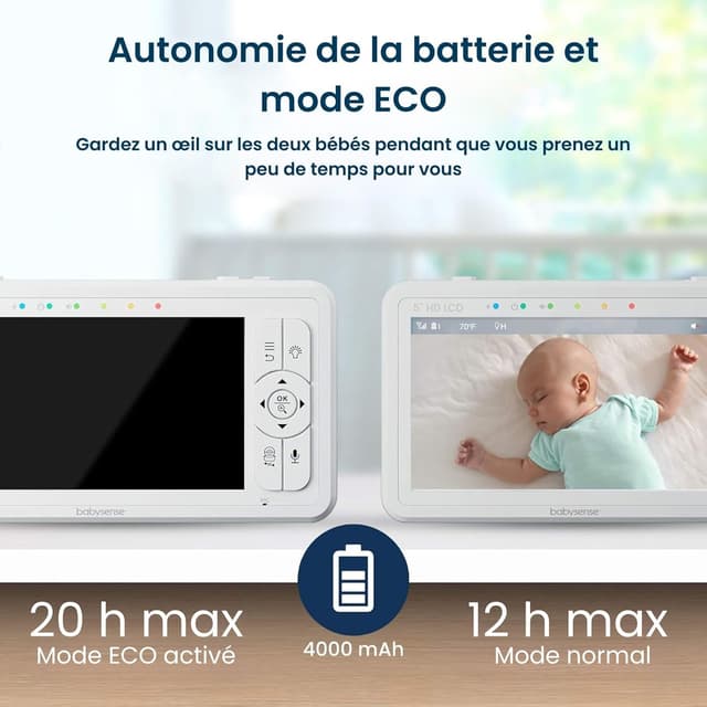 Thumbnail 4 de Babysense HDS2 moniteur vidéo 5"