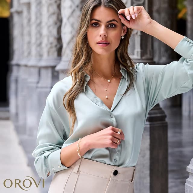 Thumbnail 3 de Orovi Pendente Perla Naturale 0,33 g 💎