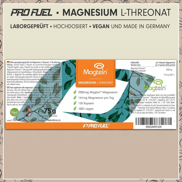 Thumbnail 5 de Magtein Magnesium-L-Threonat Kapseln 120x