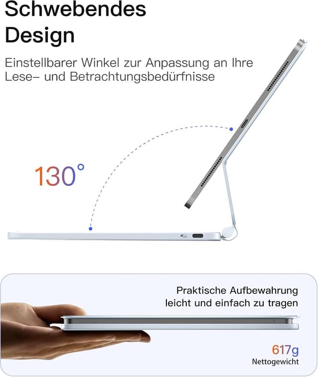 Detalle 2 de Inateck NeoMagic KB09119 Tastaturhülle 11 Zoll