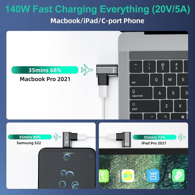 Thumbnail 3 de 140W USB C Magnetadapter 2er Pack