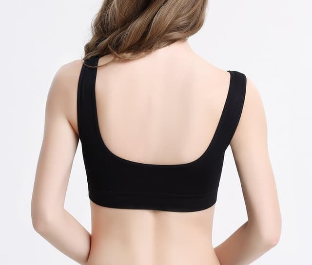 Detalle de Vermilion Bird Women’s 3-Pack Seamless Sports Bra with Removable Pads (Low-Impact)