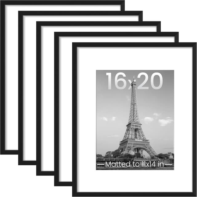 Detalle de Upsimples 16x20 Picture Frames Set of 5