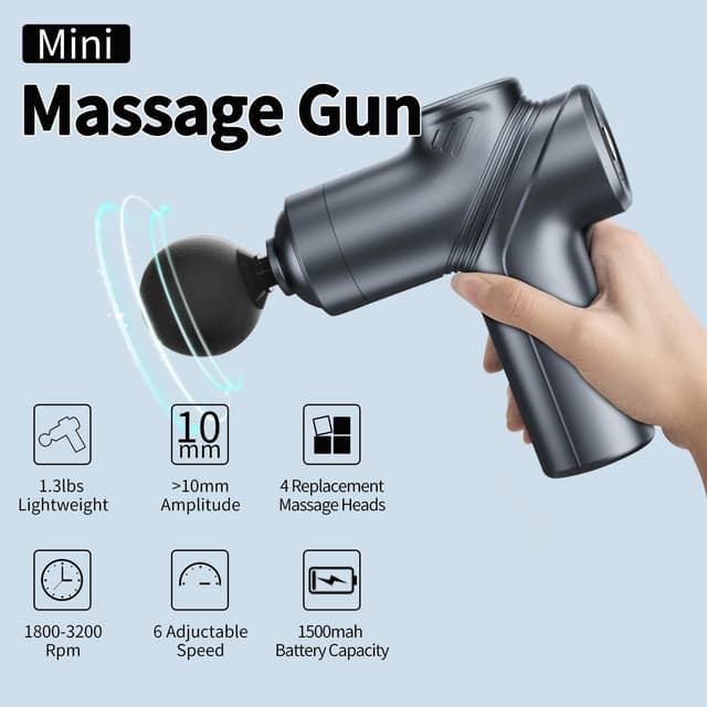 Thumbnail 6 de LEERCON Massage Gun 6-speed deep tissue massage 🏋