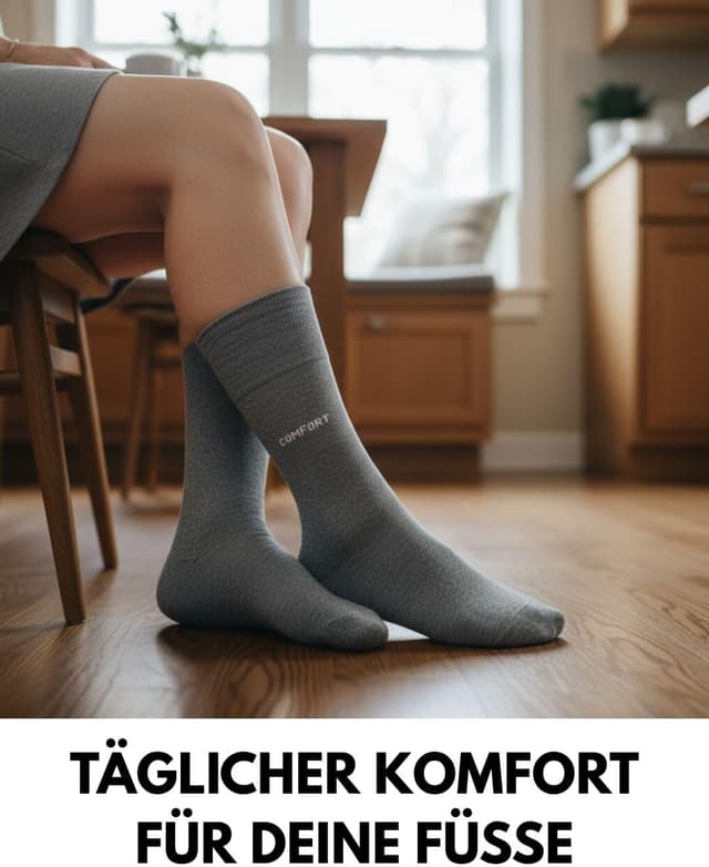 Thumbnail 6 de sockenkauf24 10 Paar Comfort Socken ohne Gummibund & ohne Naht für Damen und Herren