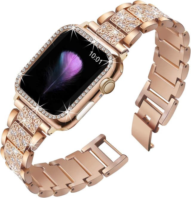 Thumbnail 5 de Mesime Apple Watch Band with Bling Case