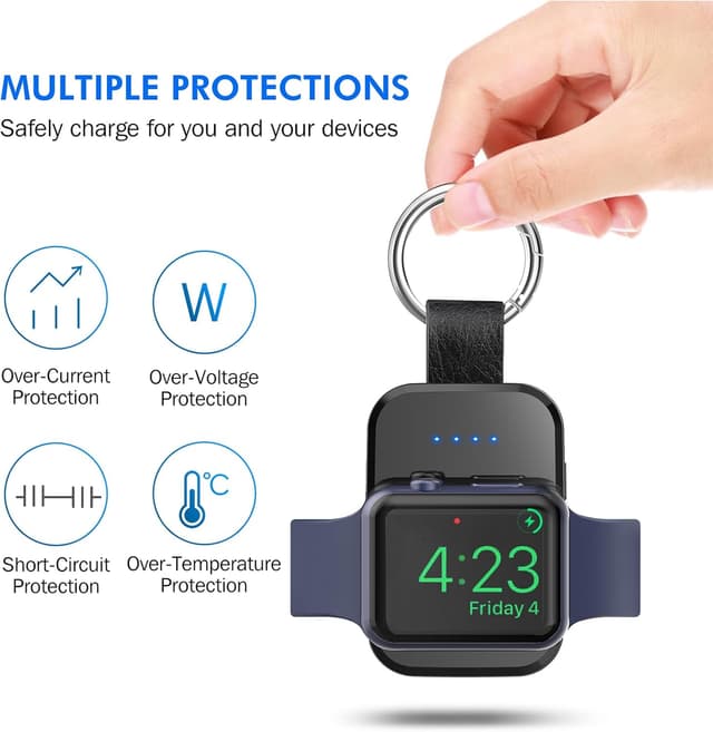 Thumbnail 5 de i.VALUX 1000mAh iWatch Magnetic Power Bank for Apple Watch