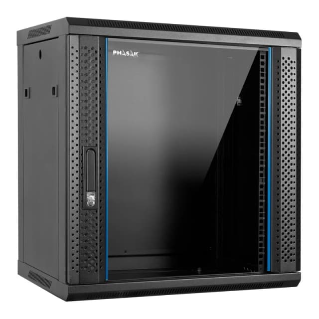 Detalle de Phasak Armario Mural Rack 19" 12U 600x450 mm desmontado negro