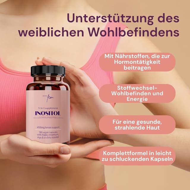 Detalle 2 de Myo- & D-Chiro-Inositol Komplex 4100 mg 360 Kapseln