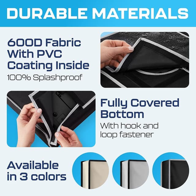 Thumbnail 6 de Garnetics Outdoor TV Cover 65 Inch (Waterproof, Weatherproof) with Smart Shield Screen Protectors