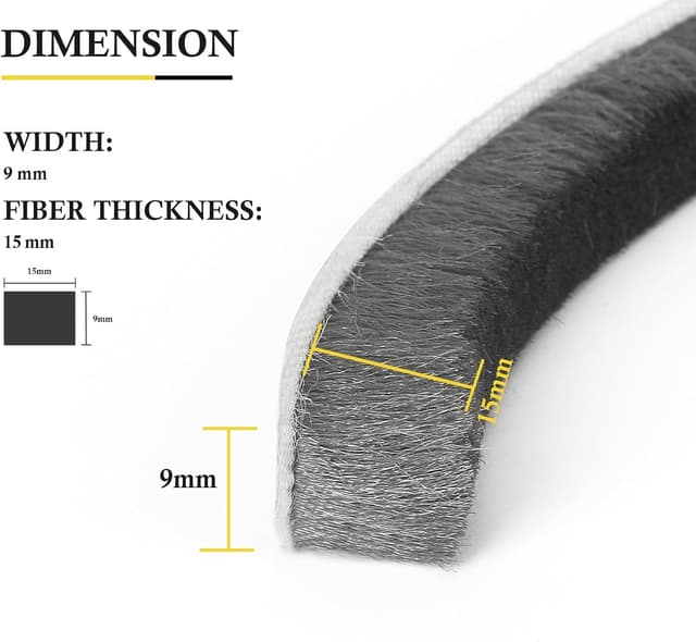 Detalle 2 de fowong Draft Excluder 4.9 m for Windows